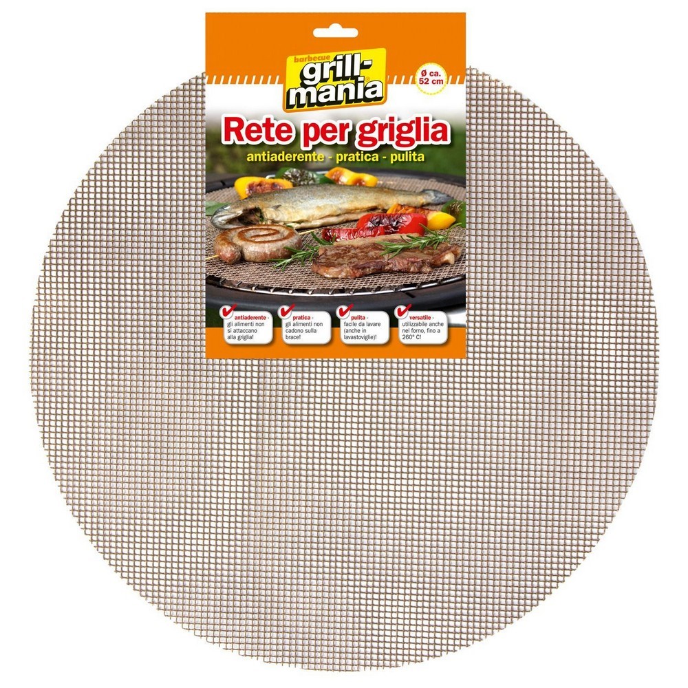 Diametro 26 cm Delaman® 100pcs Rotonda Grill Antiaderente Papier BBQ Grill Matte per Arrostire Grigliare 