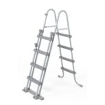 SCALA in metallo antiruggine PER PISCINA BESTWAY 58331 cm 122