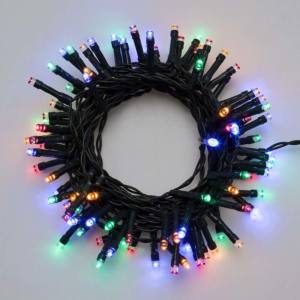 Catena TL LED CLASSIC, BIANCO, MULTICOLOR 5mm Controller 7G+Off Timer 6-18 ore Batteria