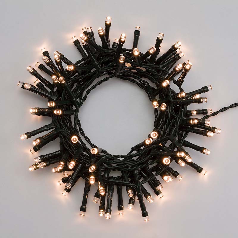Catena TL LED CLASSIC, BIANCO, MULTICOLOR 5mm Controller 7G+Off Timer 6-18 ore Batteria