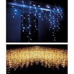 TENDA SFALSATA 80 LED FLASH LUCE CHIARA E CALDA