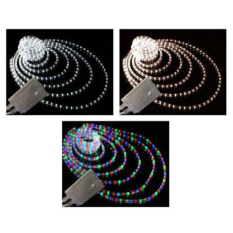 TUBO LED 8 MT 24 LAMPADE AL MT LUCE CHIARA CALDA E COLORATA