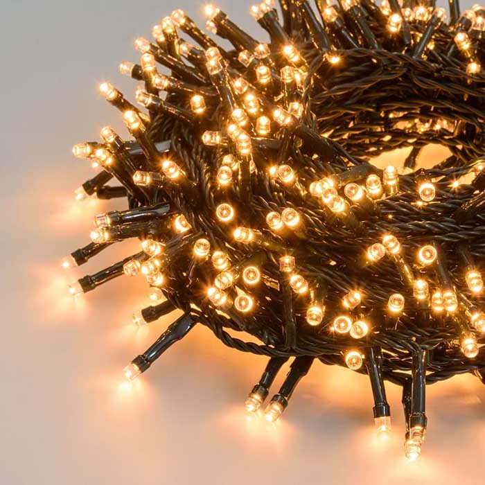 Catena TLE 450 LED TRADITIONAL - BIANCO - MULTI 5mm 24V 2+18,5m COLORE TRADITIONAL