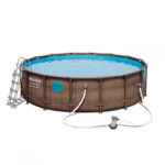 Piscina Power Steel Swim Tonda Bestway 56725 488x122 cm