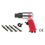 Kit Scalpellatore Pneumatico Attacco Cilindrico Con 4 Scalpelli Yamato