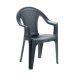 SEDIA GIARDINO PLASTICA ISCHIA Effetto Rattan 54x56x81 cm