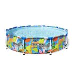 Piscina STEEL PRO Decoro Animali Tonda 305X66 cm Bestway 56985