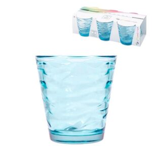 Set 6 Bicchieri Pasabahce Origami Azzurro 24,5 cl