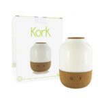 Diffusore ad ultrasuoni sughero e ceramica Kork 130 ml Gisa