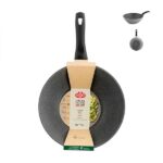 Wok 1 manico Ballarini Cortina Granitium Eco Induzione 28 cm