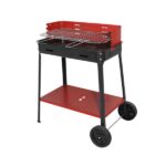 BARBECUE Carbonella FLAVIA 35X45X80 CM Con Ruote