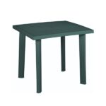 Tavolo Plastica Giardino Fiocco Verde 80x75x72 cm
