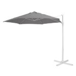 Ombrellone a braccio Acciaio Poliestere Grigio ø 270x254 cm Galdana