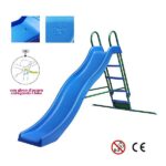Scivolo in plastica a onda con gioco acqua Cicala 152x290x168 cm