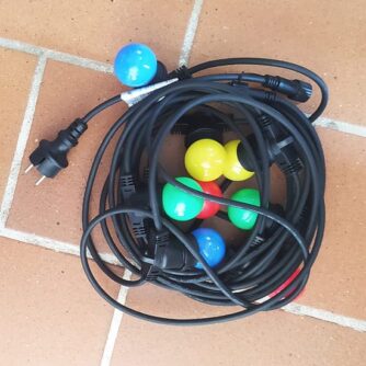 Party Lights 8 LAMPADE MULTICOLOR INTERCAMBIABILI 8+2 MT