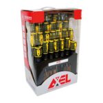 SET CACCIAVITI CON SUPPORTO 26 PEZZI AXEL