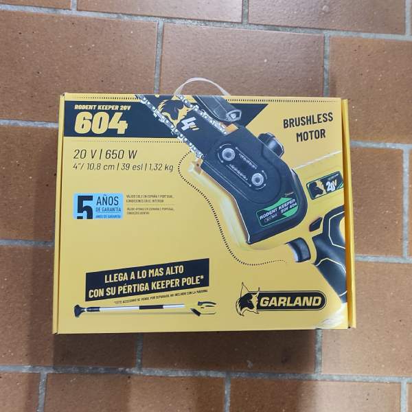 Mini Sega Potatura 2 Batterie 20V 4Ah Rodent 604 Garland