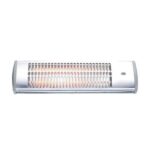 Stufa elettrica quarzo da parete 600 1200 w