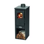 Stufa a legna acciaio Blinky Ekonomik Berna Lux-s Antracite 5,2 KW