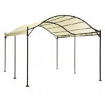 Gazebo ad arco struttura metallo telo poliestere 3x4 metri