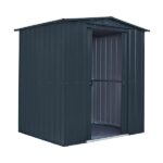 Casetta da giardino metallo porta doppia 183x154x193 cm