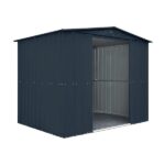 Casetta da giardino metallo porta doppia 245x185x198 cm