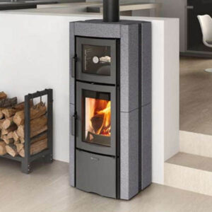 Stufa a Legna Ester Forno Evo pietra Vulcan La Nordica Extraflame 8,2 KW