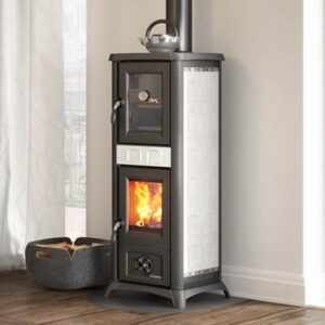 Stufa a Legna Gemma Forno 5.0 ceramica La Nordica Extraflame 7,3 kw