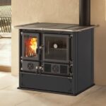 Cucina a Legna Rosa 5.0 VST Steel acciaio La Nordica Extraflame 8,8 KW