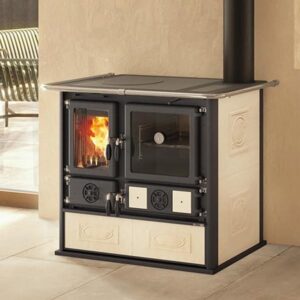 Cucina a Legna Rosa 5.0 VST ceramica La Nordica Extraflame 8,8 KW