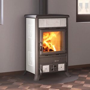 Stufa a Legna Rossella R1 5.0 ceramica La Nordica Extraflame 9 KW