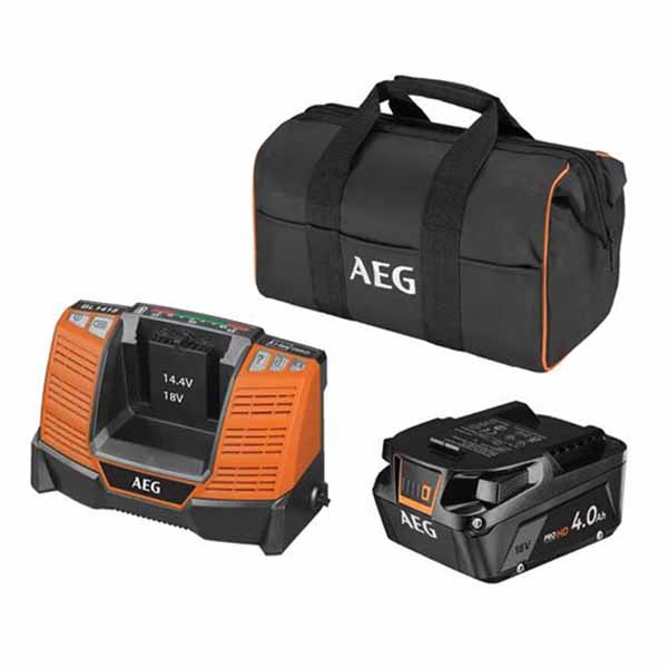 Kit caricabatterie e batteria 4.0Ah HD AEG pro 18V
