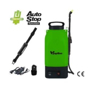 Pompa spalla irroratrice 9 litri a batteria 12V 8Ah Papillon
