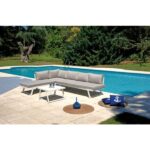 Salotto set angolare Tunisi divani/lettino bianco