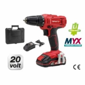 Kit trapano avvitatore batteria Litio 20V 2 Ah Yamato MYX