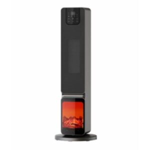 Termoventilatore Ceramico torre 800-2000w Maurer effetto fiamma