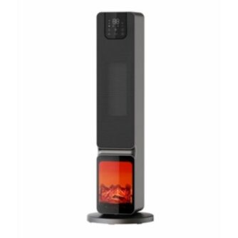 Termoventilatore Ceramico torre 800-2000w Maurer effetto fiamma