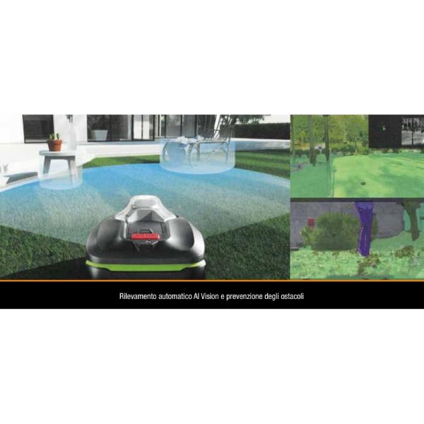 Robot tagliaerba wireless RTK Vision 1500mq Suntek