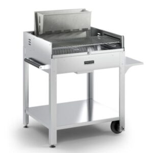 Barbecue legna carbonella Tirreno con carrello Fontana Forni