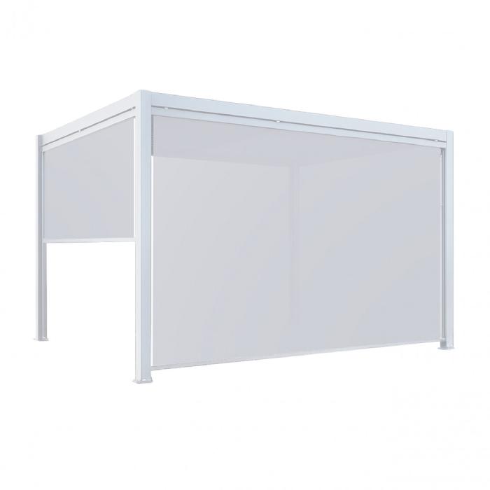 Laterale Textilene per Pergola Bioclimatica bianco